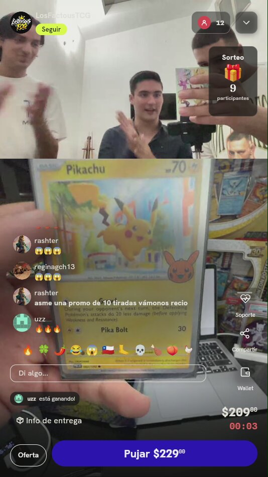 Carta Pokémon Pikachu Trick or Trade