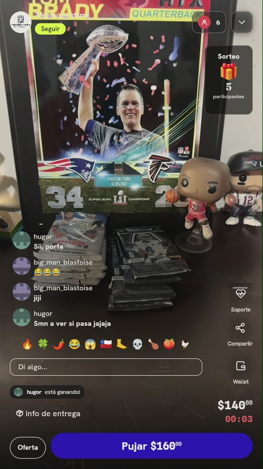 Sobres de tarjetas Topps y Panini