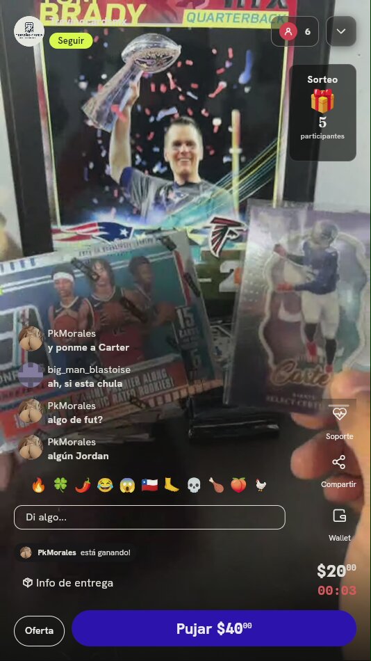 Cartas coleccionables Panini NFL y NBA