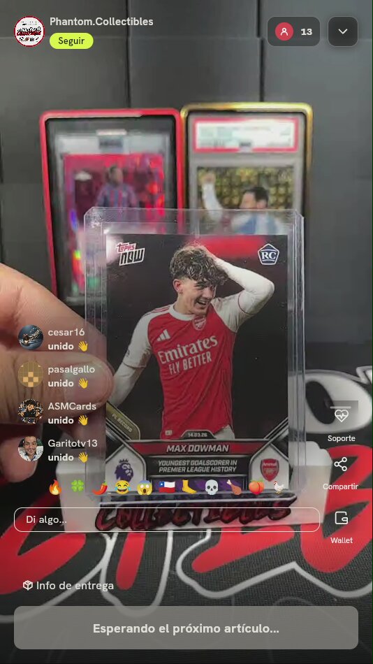 Carta Topps NOW Max Dowman RC