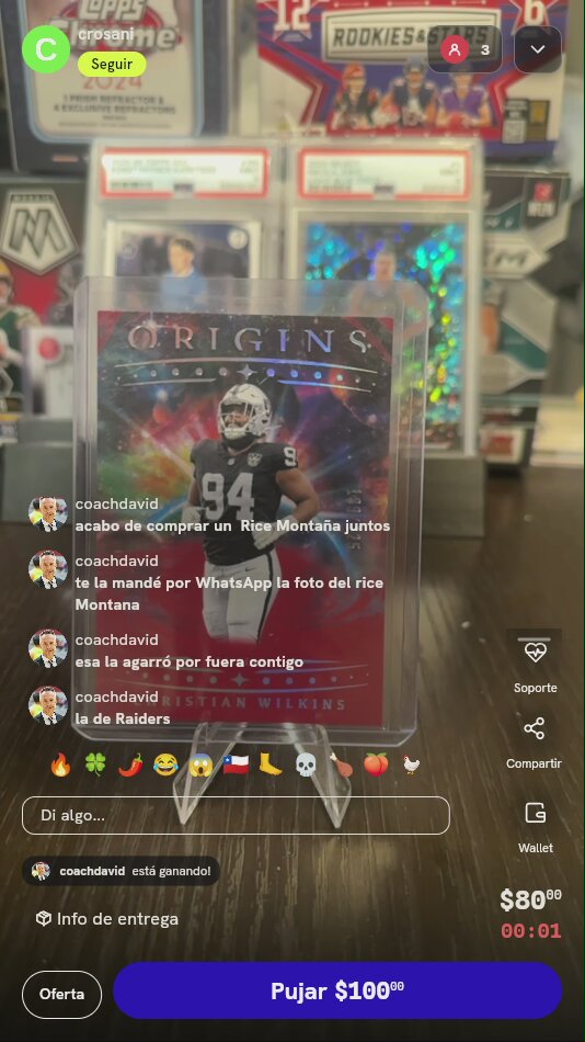 Carta Panini Origins Christian Wilkins