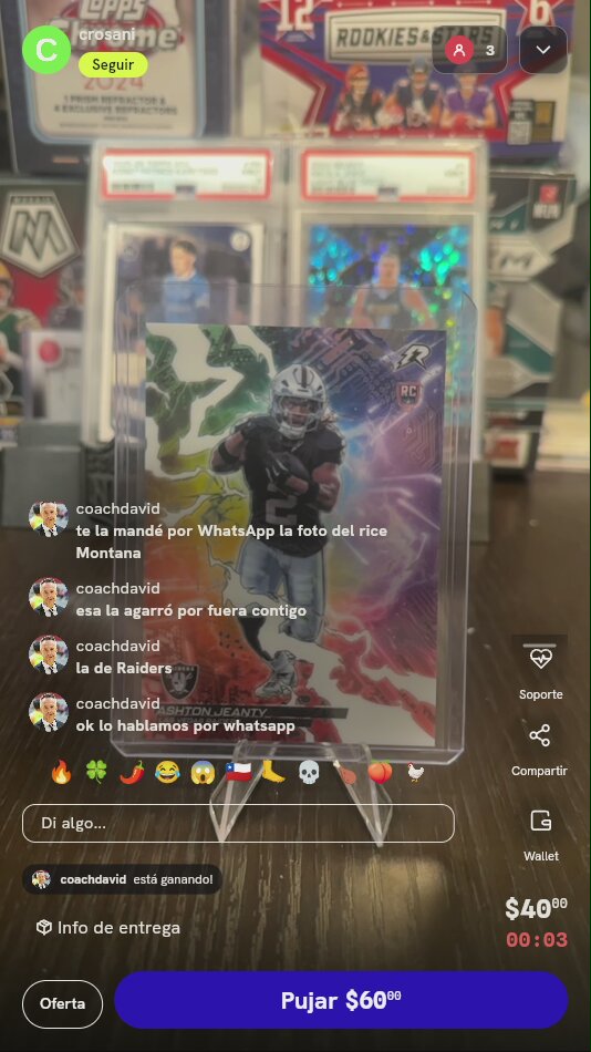 Carta Ashton Jeanty Rookies & Stars