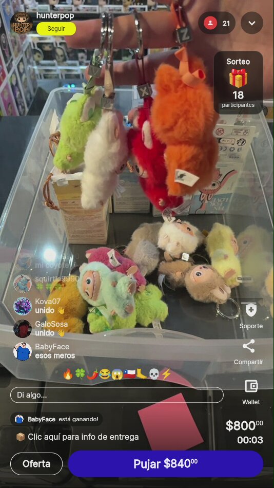 Llaveros Monchhichi de peluche coleccionables
