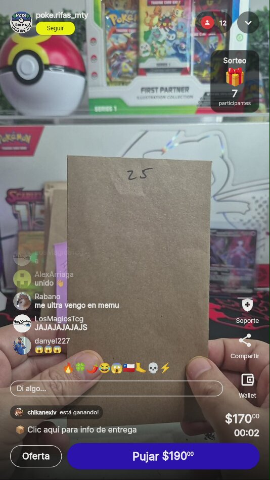 Oripa Pokémon T-Rifas #25