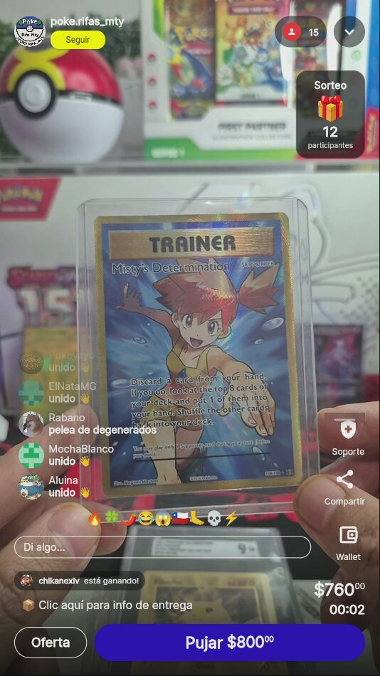 Pokémon Misty's Determination Full Art