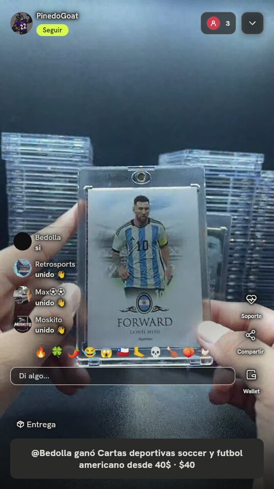 Carta Coleccionable Lionel Messi Argentina