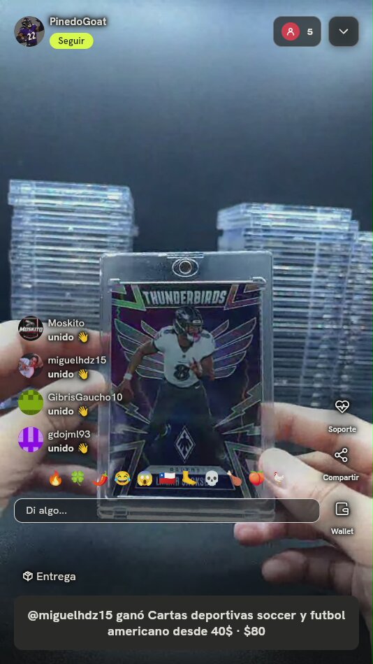 Carta Panini Phoenix Lamar Jackson