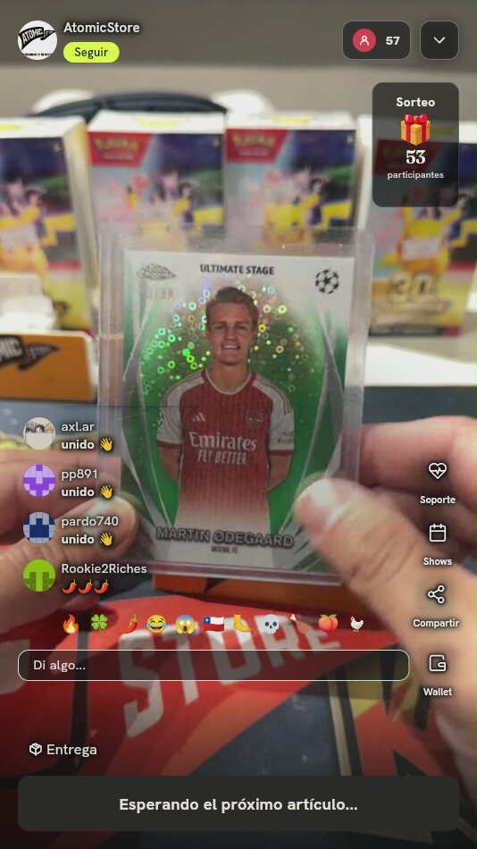 Topps Chrome Martin Ødegaard Ultimate Stage