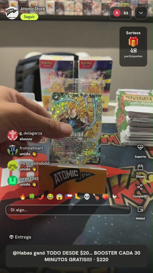 Carta Dragon Ball Super SS3 Son Goku