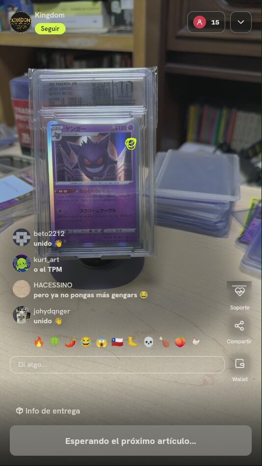 Gengar Holo VSTAR Universe Graduada