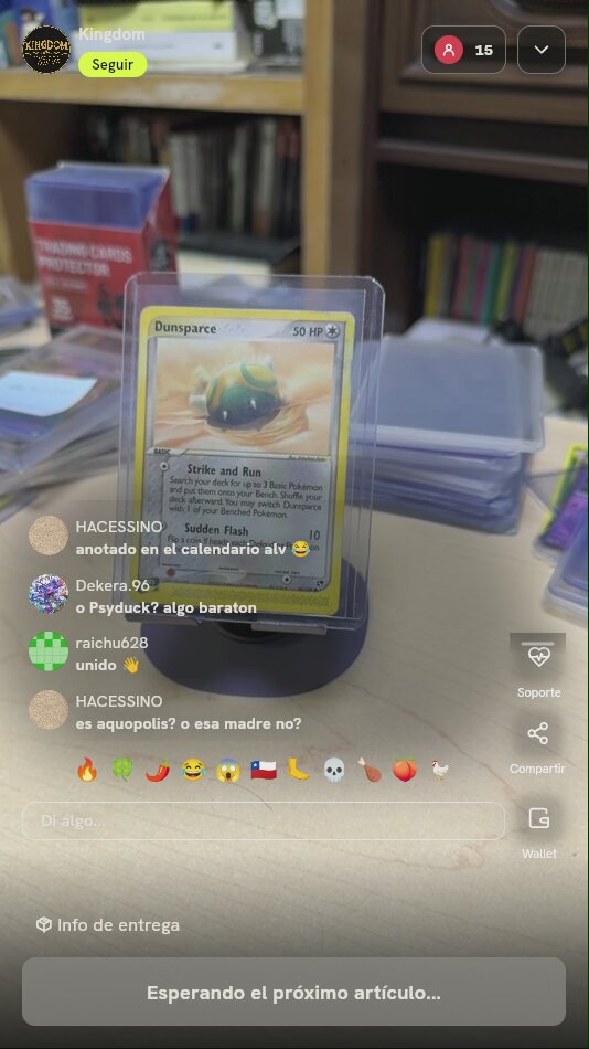 Carta Pokémon Dunsparce EX Sandstorm