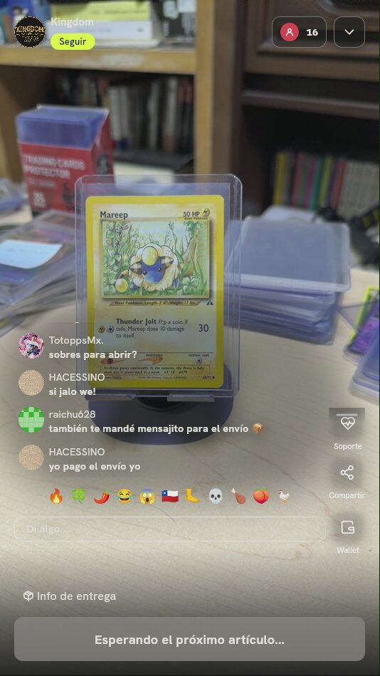 Carta Pokémon Mareep Neo Discovery