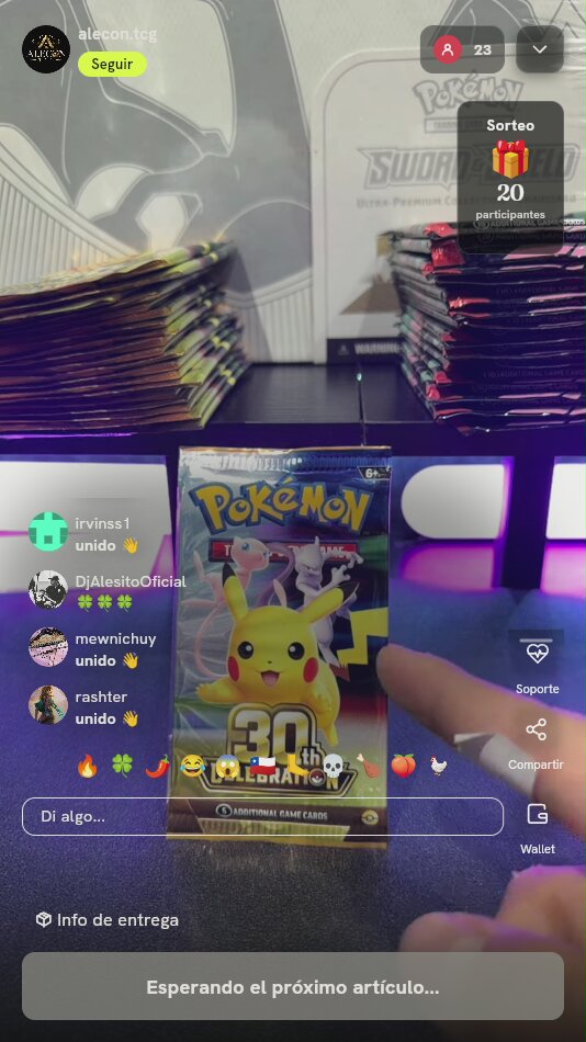 Sobre Booster Pack Pokémon 30th Celebration