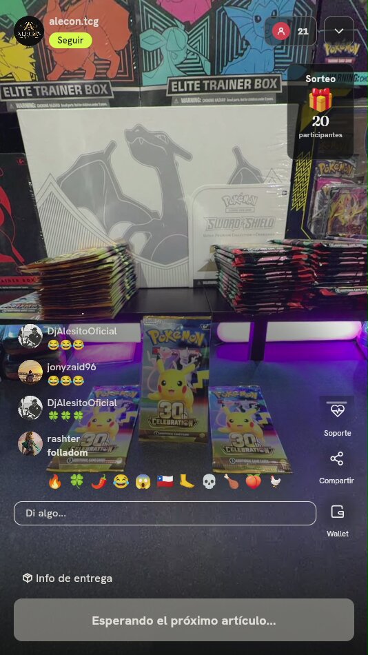 Sobres Pokémon TCG 30th Celebration