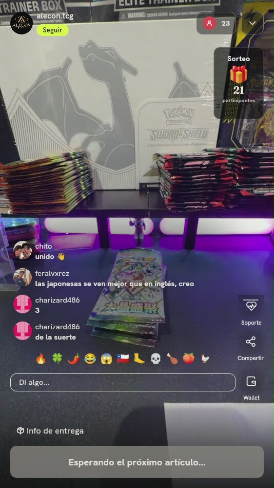 Lote Sobres Pokémon Terastal Gathering
