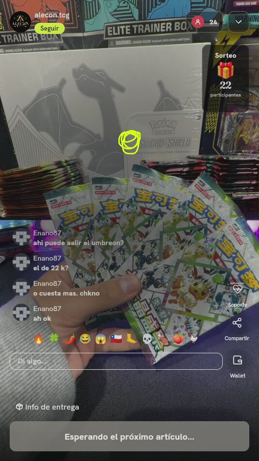 Sobres Pokémon Terastal Gathering Chino