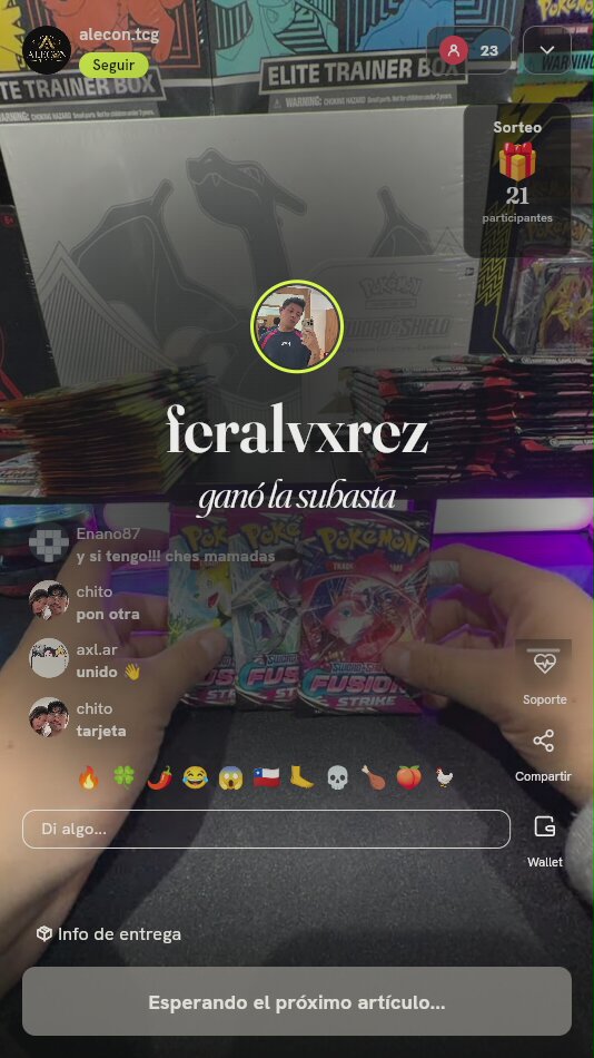 Sobres Pokémon Sword Shield