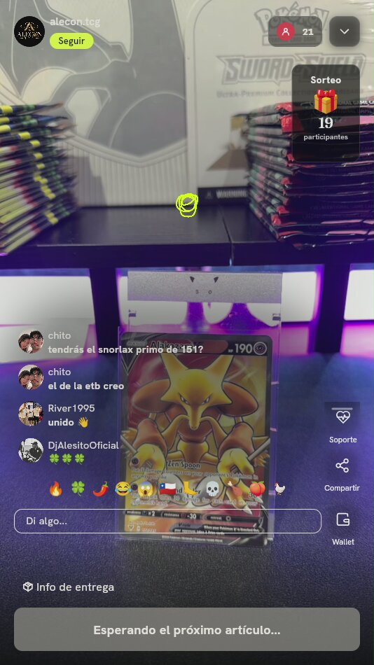 Carta Alakazam V Pokémon