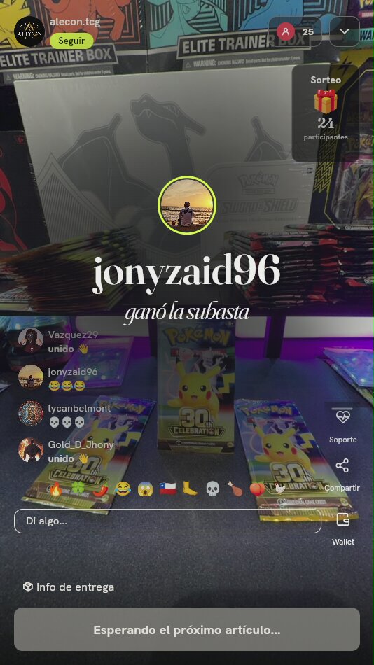 Sobres de Cartas Pokémon Celebrations