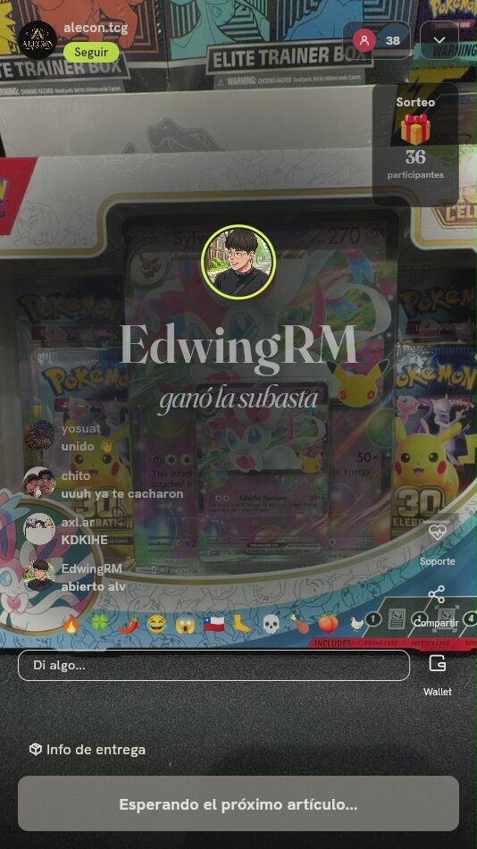Caja Pokémon Sylveon ex Celebration