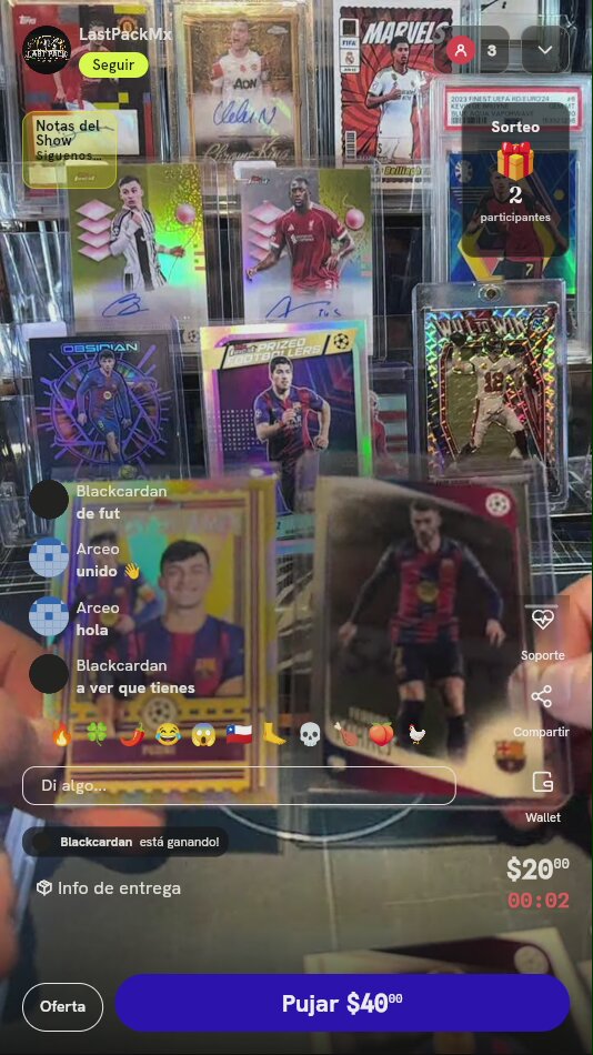Lote de Cartas Inter de Milán