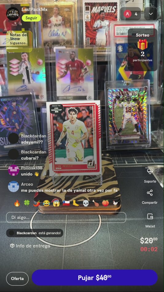 Carta Panini Donruss Pau Cubarsí