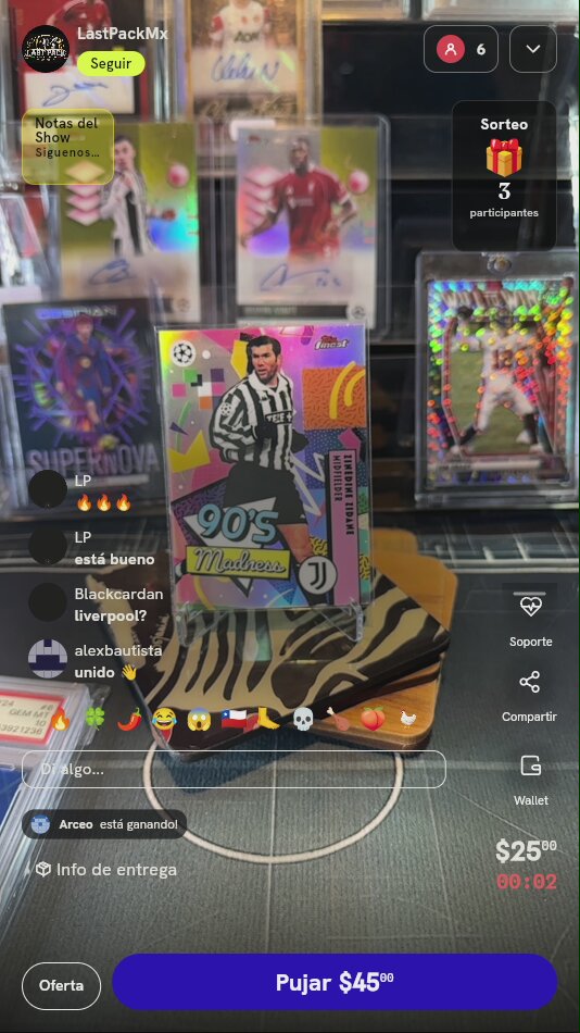 Carta Zinédine Zidane Topps Finest