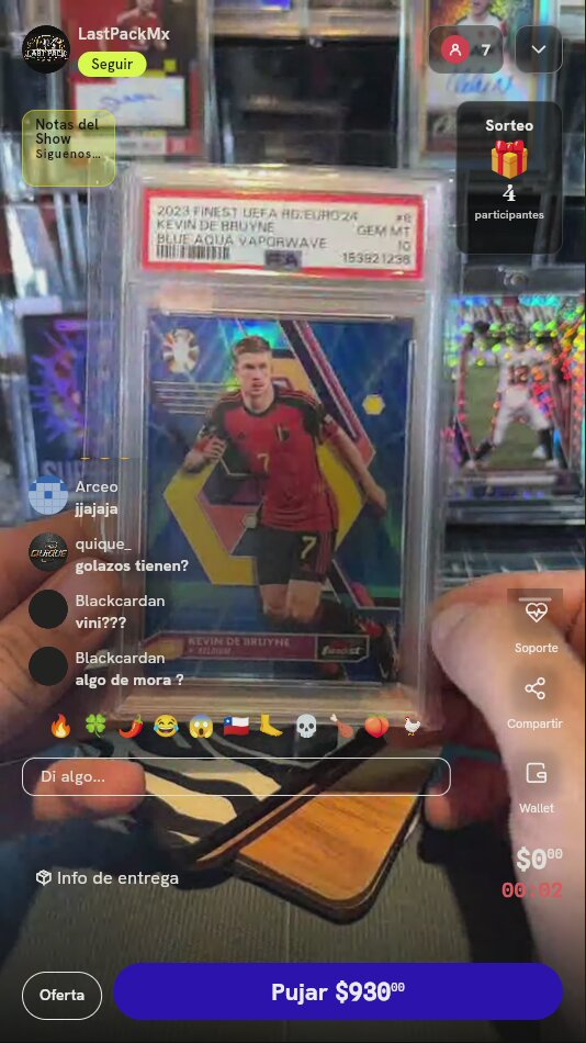 Kevin De Bruyne Topps Euro 2024