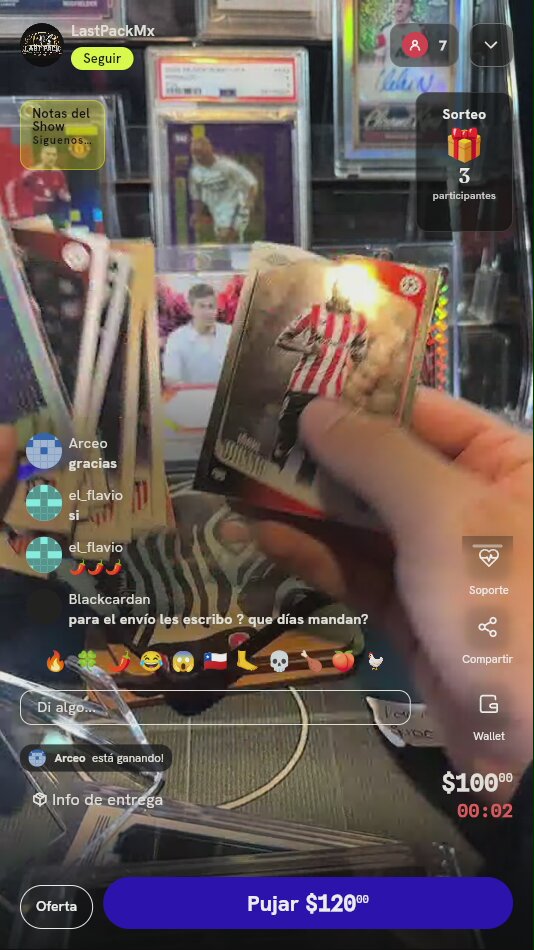 Lote de Cartas Atlético de Madrid