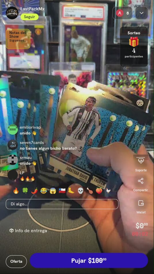 Lote de cartas Juventus Topps UEFA