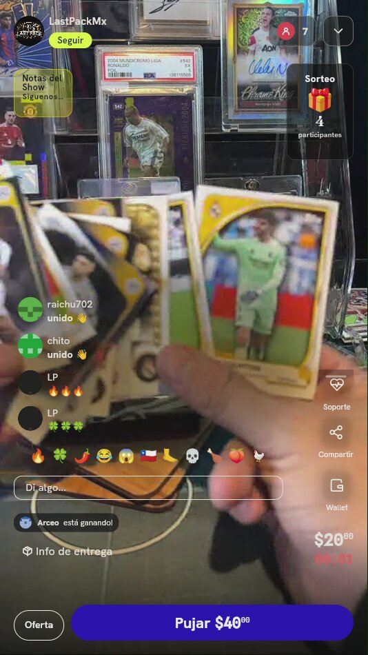 Lote de Cartas Topps Real Madrid