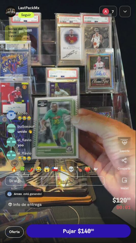 Lote de cartas de fútbol variadas