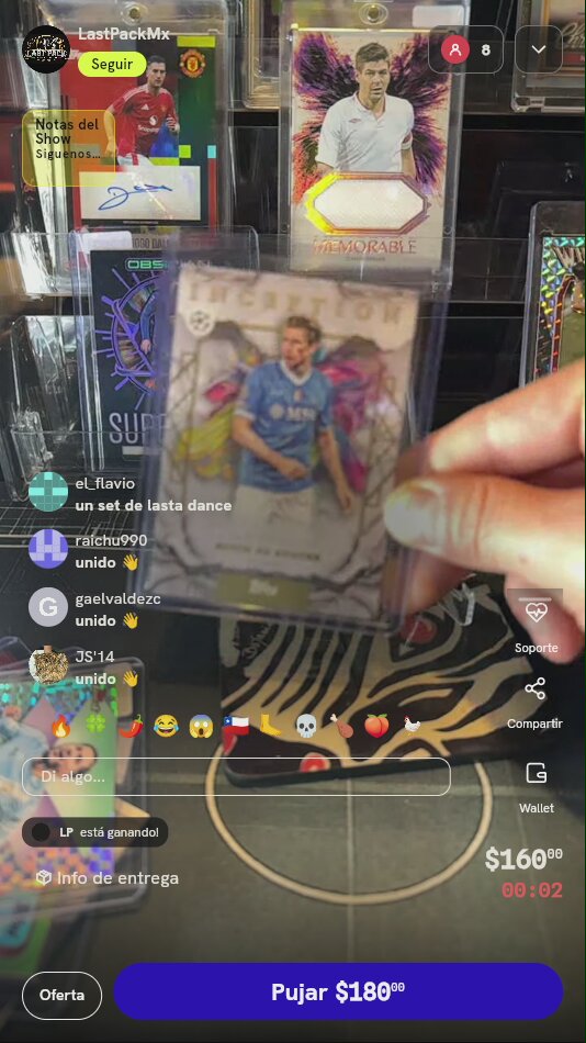 Tarjeta Topps Inception Kevin De Bruyne