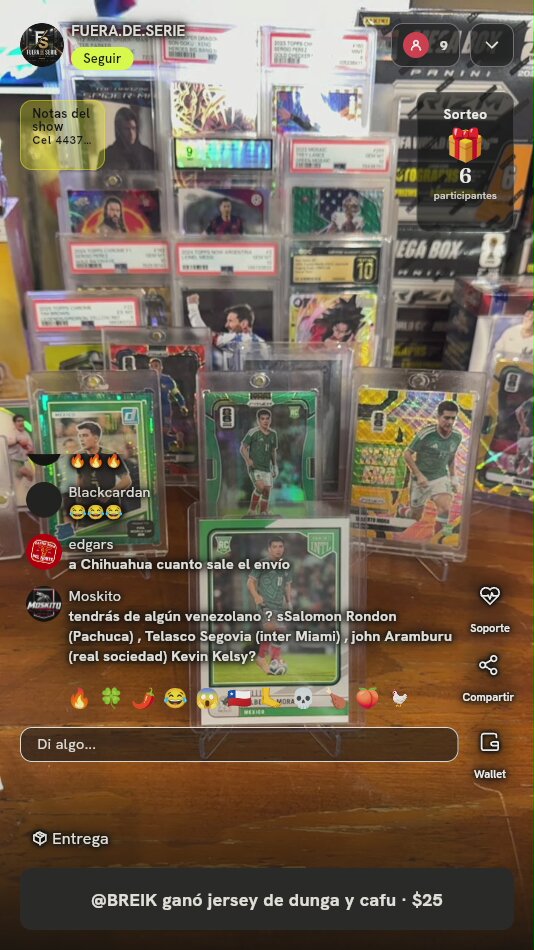 Carta Panini Instant Gilberto Mora
