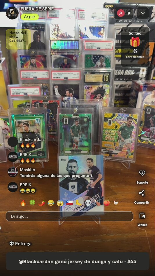 Carta Lionel Messi Topps UCL