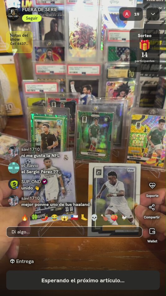 Lote Cartas Kylian Mbappé y Vinícius Jr Real Madrid