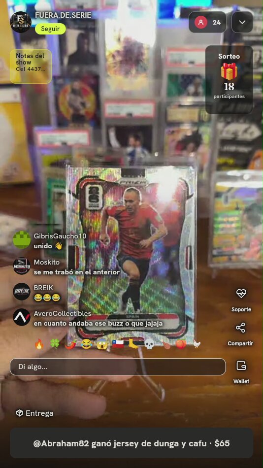 Andrés Iniesta Panini Prizm España