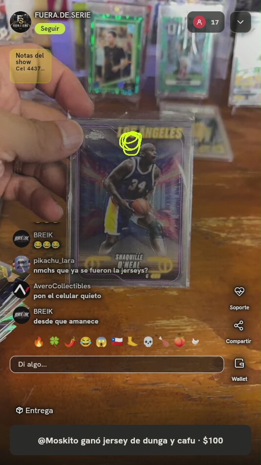 Carta Topps Chrome Shaquille O'Neal