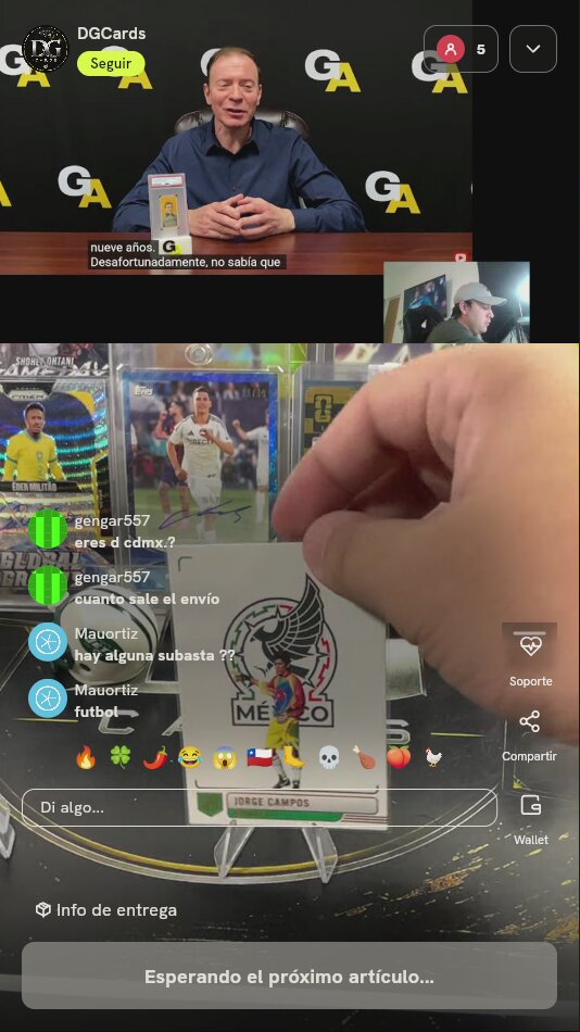 Carta Panini INTL Jorge Campos