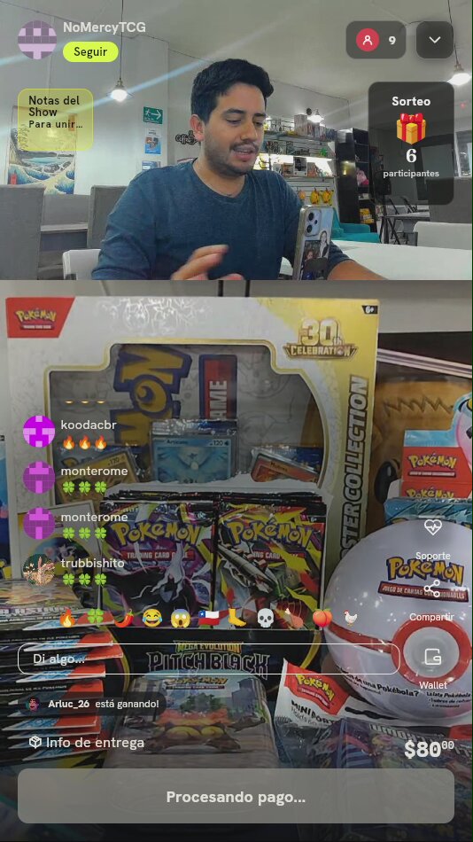 Boleto para sorteo Pokémon TCG