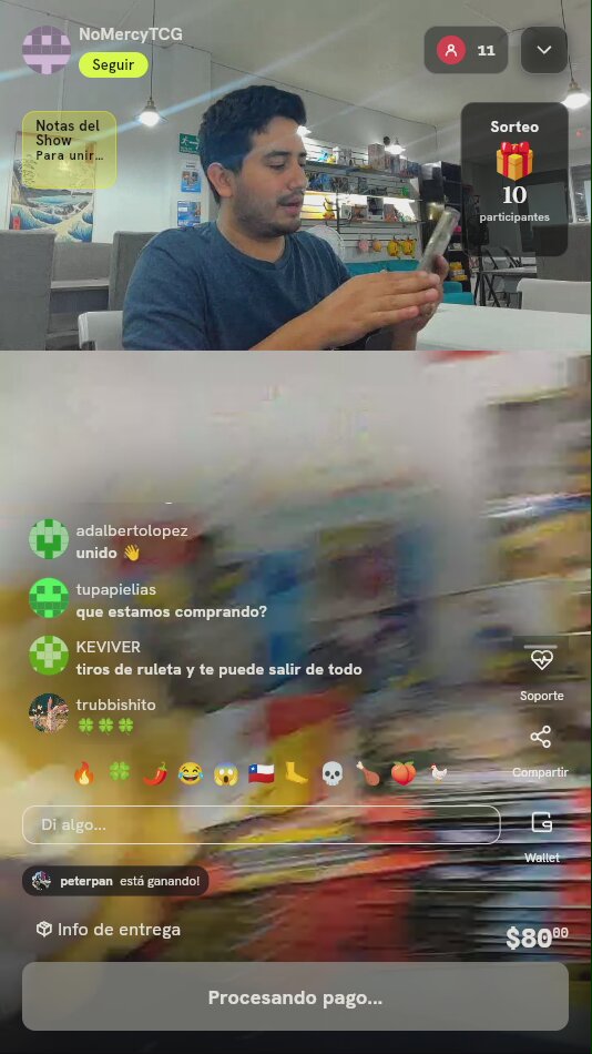 Tiro de ruleta Pokémon TCG