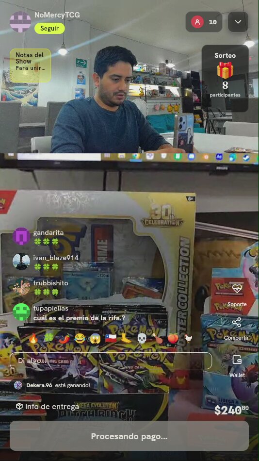 3 giros de ruleta Pokémon