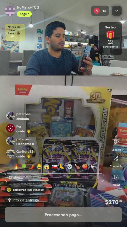 Tres giros en ruleta Pokémon