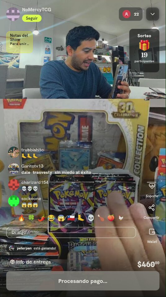 Giros de ruleta Pokémon TCG