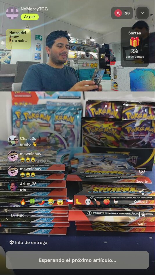 Sobres Pokémon Chispas Fulgurantes