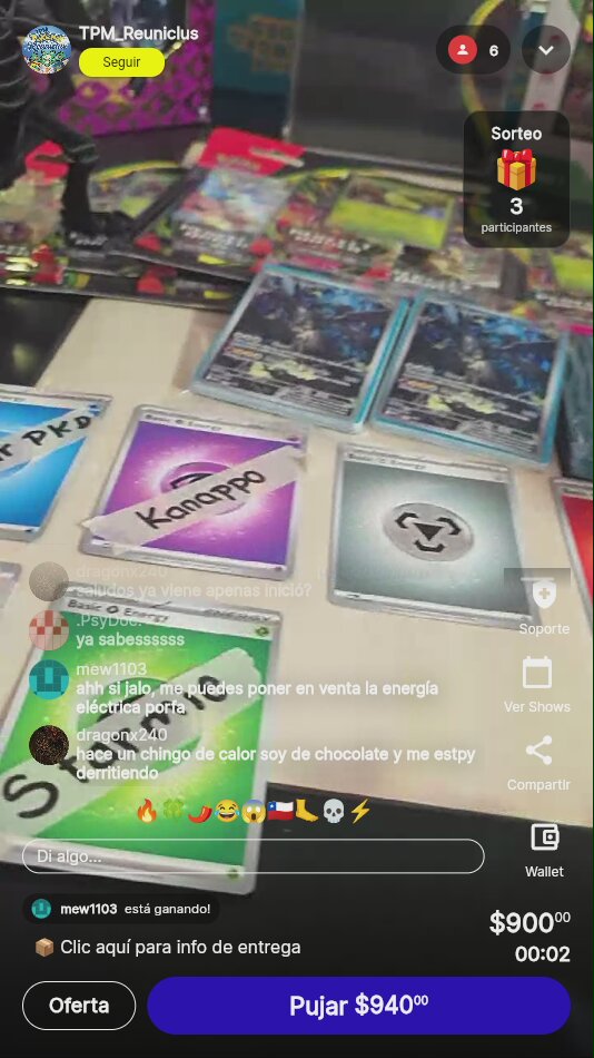 Energía Eléctrica Pokémon TCG