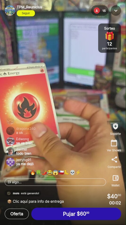 Energía Fuego Pokémon