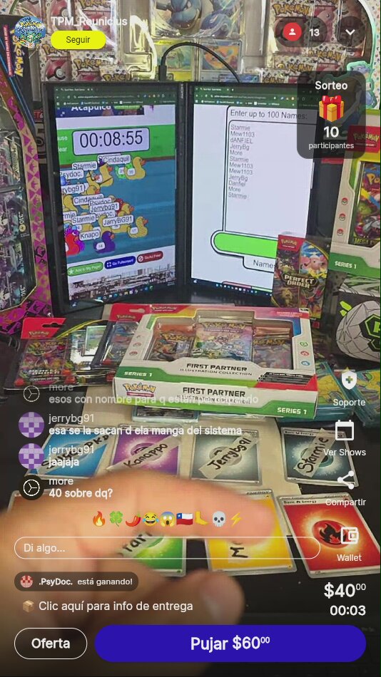 Pokémon Starmie - Carta de Energía
