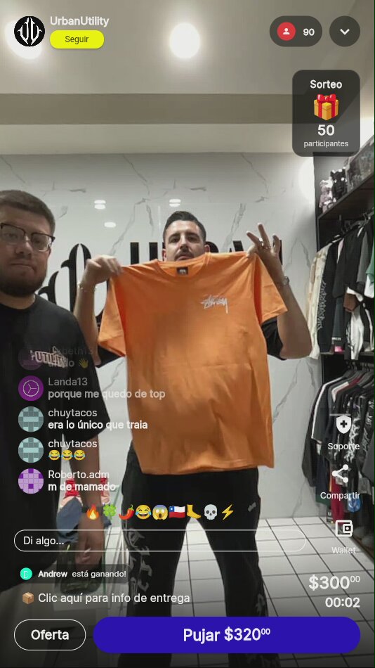 Urban Utility playera talla M naranja