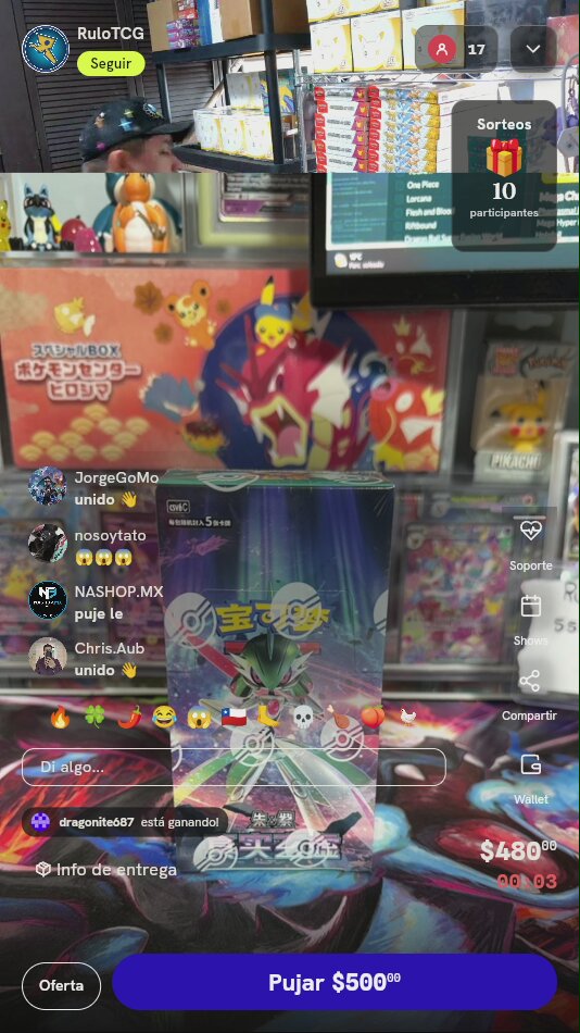 Caja Pokémon TCG Chino Iron Valiant
